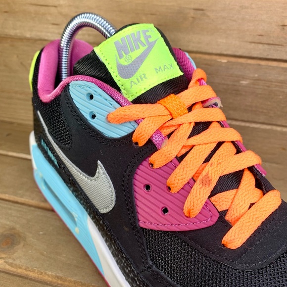 Womens Nike Air Max 90 Athelic Running Shoes Size 8 - Picture 3 of 11